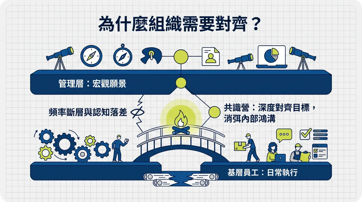 共識營解決管理層與基層認知落差的組織對齊