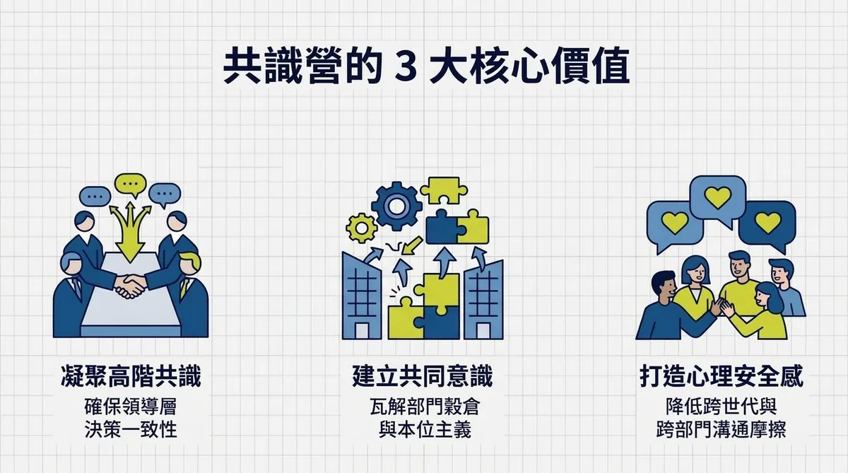 企業辦理共識營的三大目的與核心價值